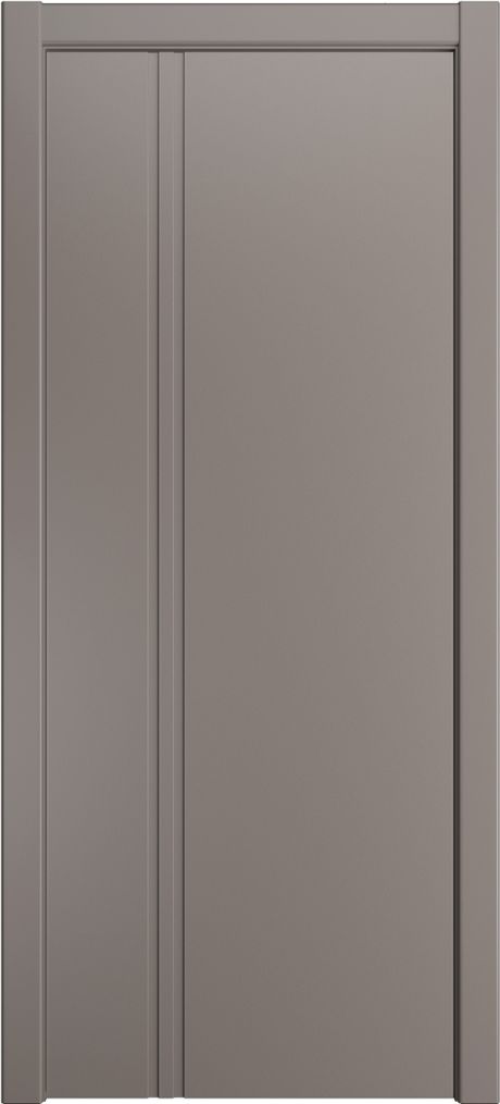 Глухая межкомнатная дверь ID-II Темно-серый Эмаль (Мильяна)