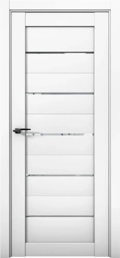 Межкомнатная дверь с зеркалом PRIME 01 Аляска (Brandoors)