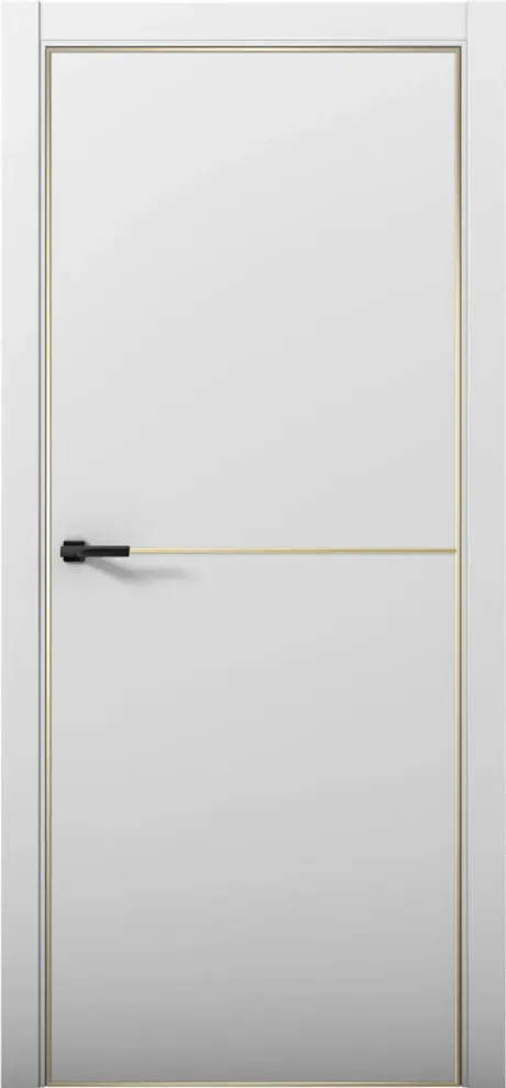 Межкомнатная дверь ESTETICA 02 Манхэттен Кромка AL Gold (Brandoors)