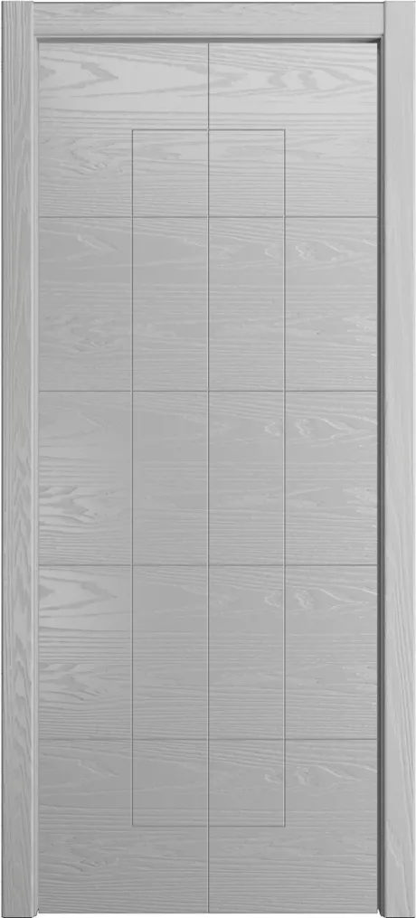 Глухая межкомнатная дверь ID-T Грей Шпон (Мильяна)