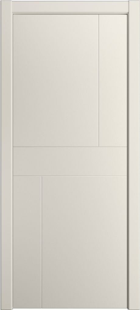 Глухая межкомнатная дверь ID-Z Бежевый Эмаль (Мильяна)