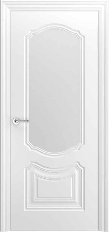 Межкомнатная дверь со стеклом Дельта-9 Белый Эмаль (Шейл Дорс)