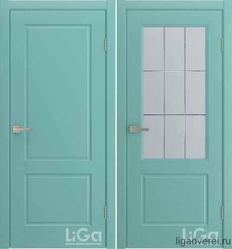 Межкомнатная дверь Tesoro Небесно-голубой Эмаль (Лига дверей)