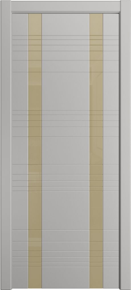 Межкомнатная дверь со стеклом ID-D Грей Эмаль (Мильяна)