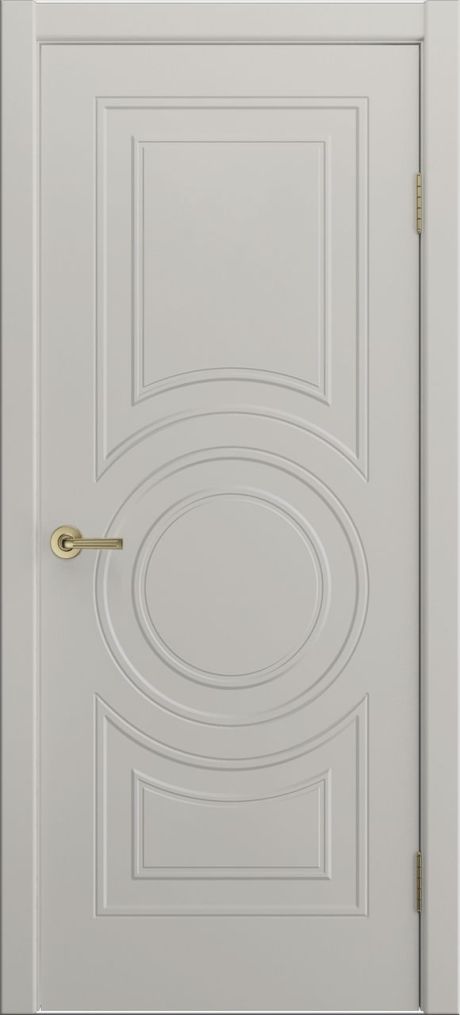 Глухая межкомнатная дверь Адриана Ф (фрезеровка Версаль) Агат Эмаль (Мильяна)