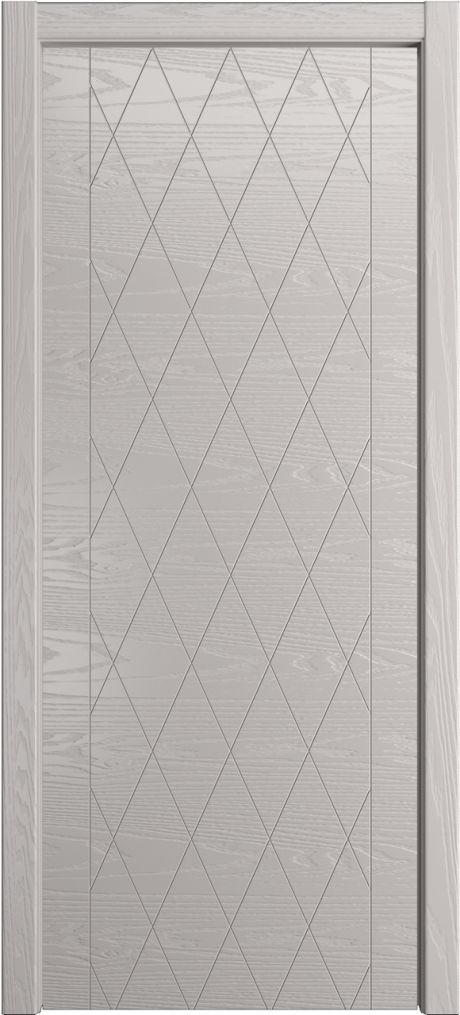 Глухая межкомнатная дверь ID-W Агат Шпон (Мильяна)