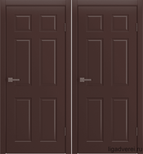 Межкомнатная дверь Barselona Шоколад Эмаль (Лига дверей)