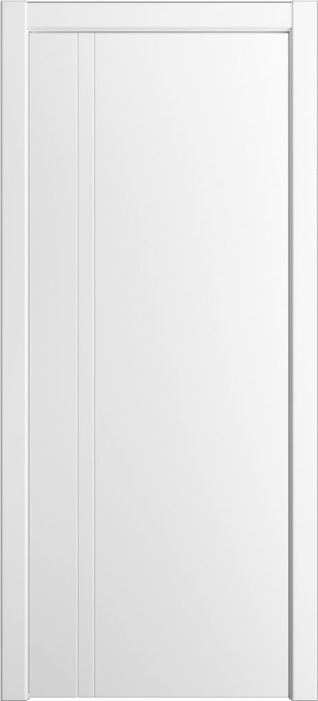 Глухая межкомнатная дверь ID-Y Белоснежный Эмаль (Мильяна)