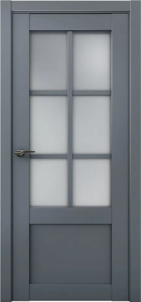 Межкомнатная дверь со стеклом PRIME 21 Антрацит (Brandoors)