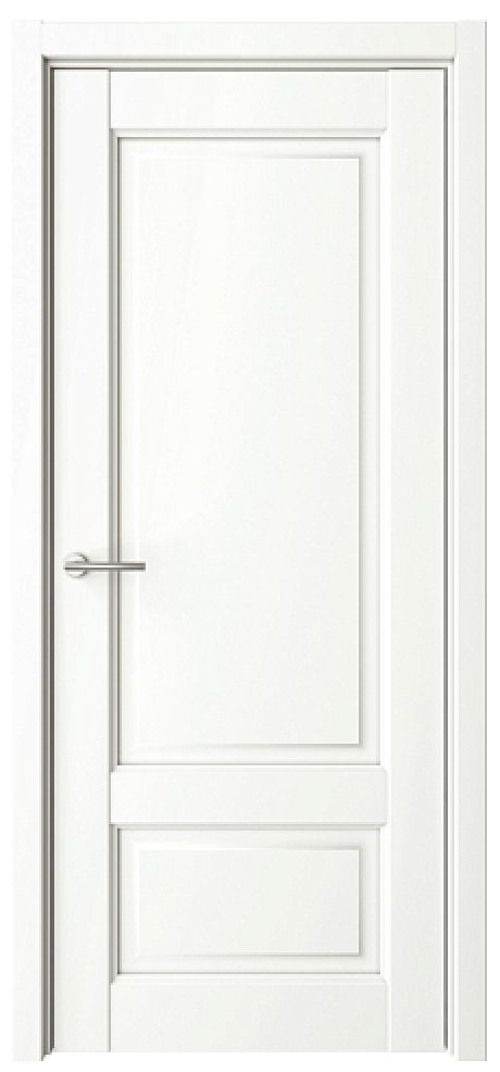 Глухая межкомнатная дверь Эрмитаж-1 Белый Vinyl (ALBERO)