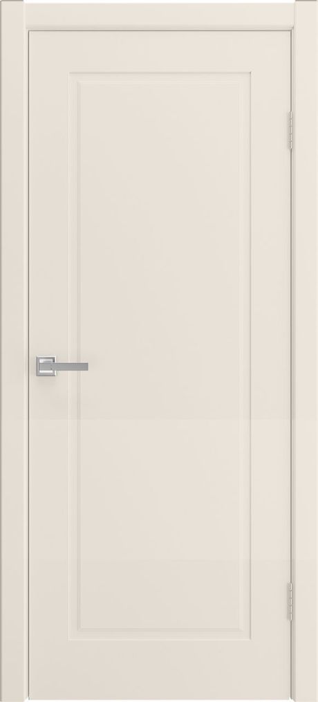 Глухая межкомнатная дверь Капри-1 Шампань Эмаль (Шейл Дорс)