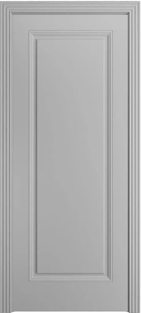 Глухая межкомнатная дверь Манхэттен-1 Светло серая Эмаль (Бипи Дорс)