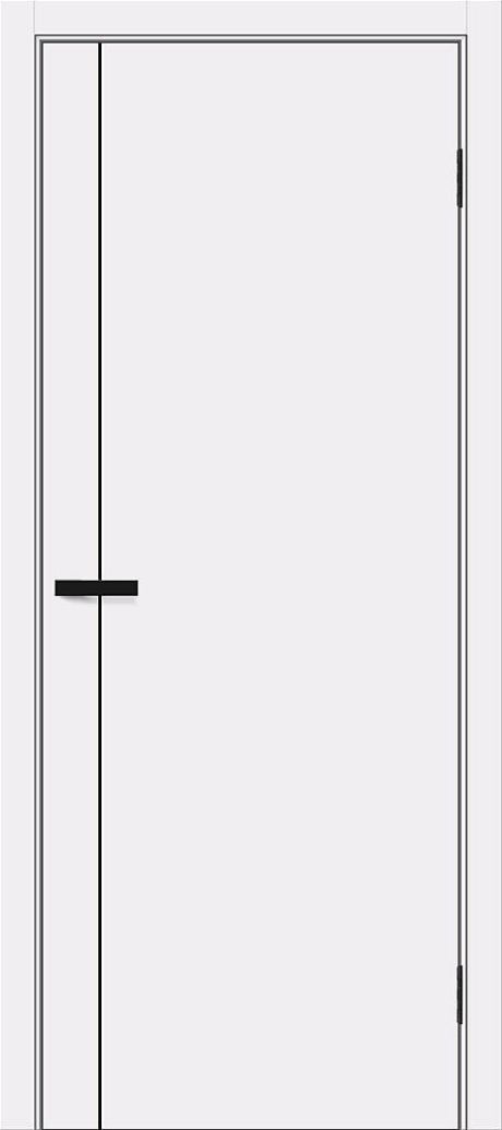 Межкомнатная дверь глухая Браво-0.70 White Pro (BRAVO)