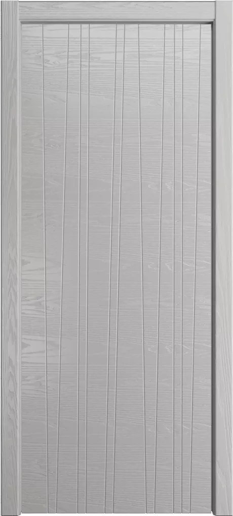 Глухая межкомнатная дверь ID-V Грей Шпон (Мильяна)