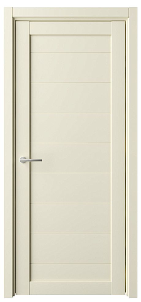 Глухая межкомнатная дверь Мюнхен ширина 90 см Ваниль Vinyl (ALBERO)