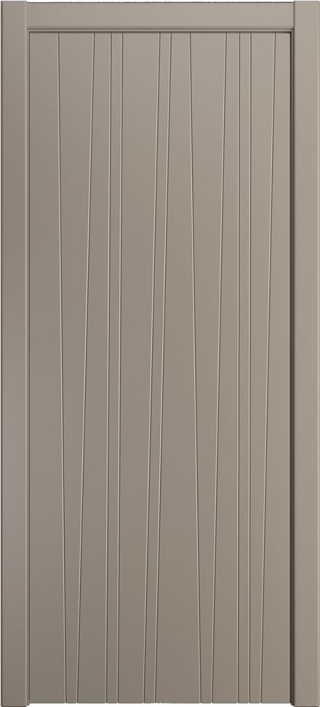 Глухая межкомнатная дверь ID-V Латте Эмаль (Мильяна)