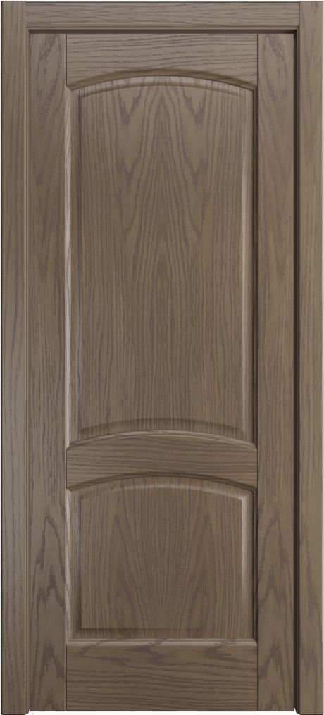 Глухая межкомнатная дверь Фиона Дуб грейвуд Шпон (Мильяна)