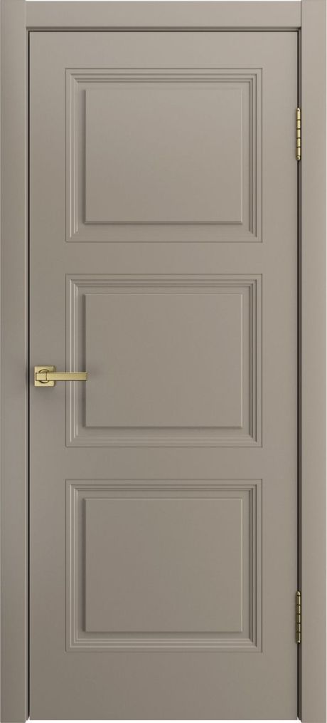 Глухая межкомнатная дверь Манхэттен .1 Латте Эмаль (Бипи Дорс)