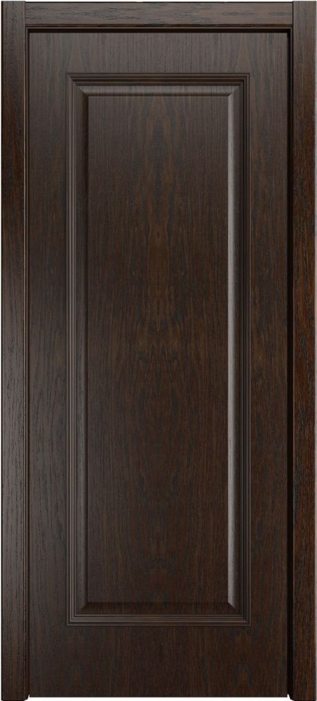 Глухая межкомнатная дверь Палермо Дуб коньячный Шпон (Мильяна)