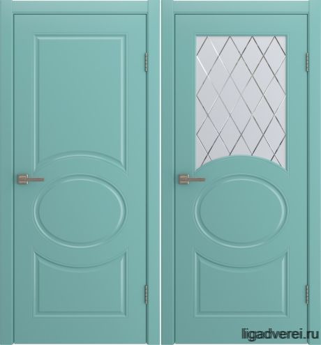 Межкомнатная дверь Olivia Небесно-голубой Эмаль (Лига дверей)