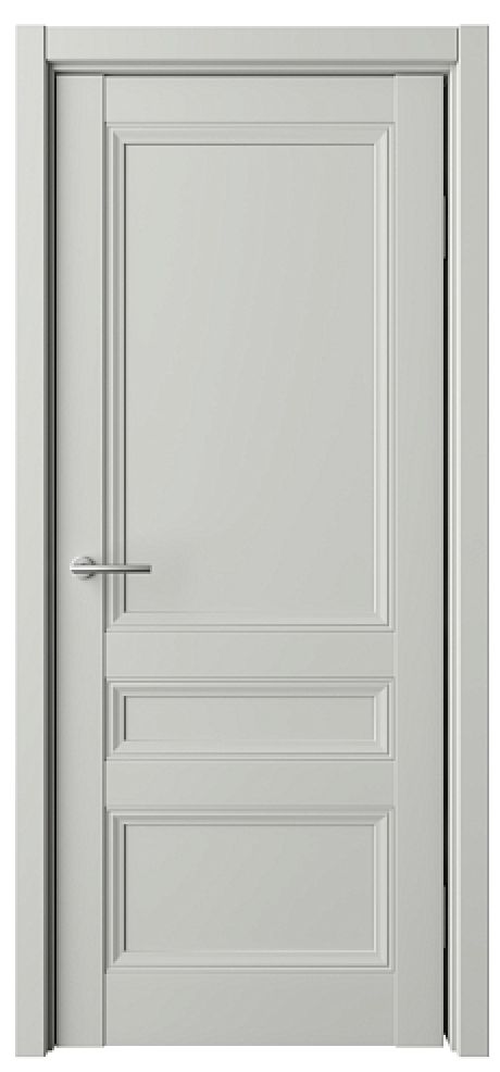 Глухая межкомнатная дверь Византия Платина Vinyl (ALBERO)