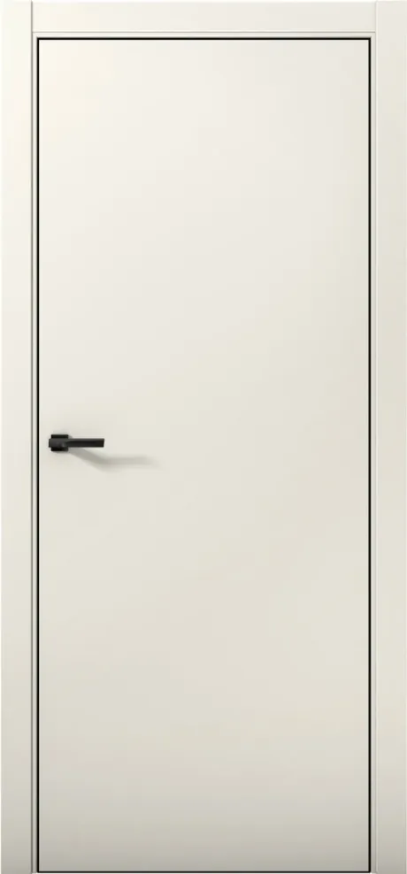 Межкомнатная дверь ESTETICA 01 Магнолия Кромка AL Black (Brandoors)
