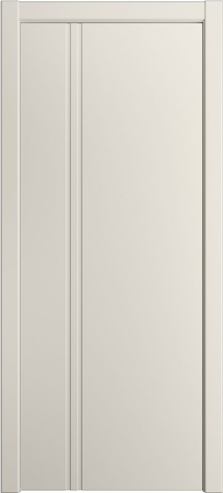 Глухая межкомнатная дверь ID-II Бежевый Эмаль (Мильяна)