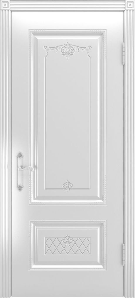 Глухая межкомнатная дверь Аккорд В3 Белый Эмаль (Бипи Дорс)