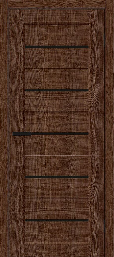 Межкомнатная дверь глухая Мода-22 Black Line Brown Dreamline (BRAVO)
