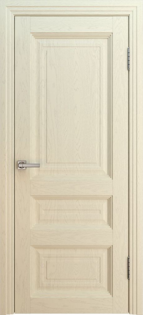 Глухая межкомнатная дверь Вена Багет 2 Ясень авори Экошпон (Interne Doors)