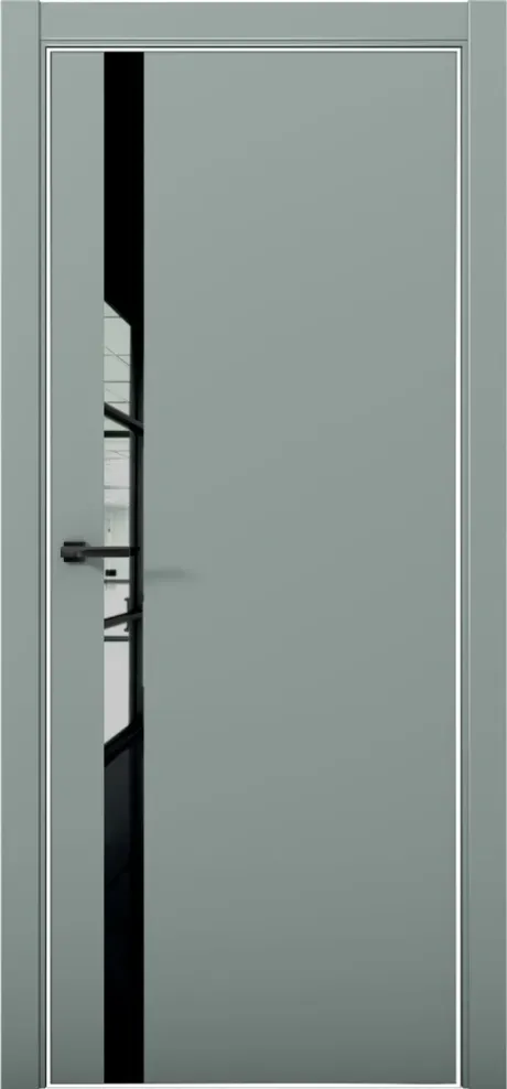 Межкомнатная дверь ESTETICA 07 Deep Green Кромка AL White (Brandoors)