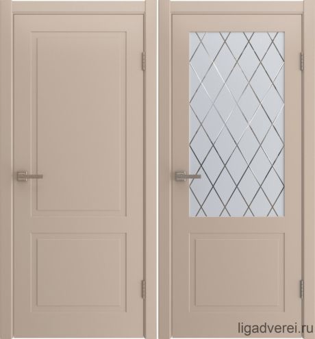 Межкомнатная дверь Verona Латте Эмаль (Лига дверей)