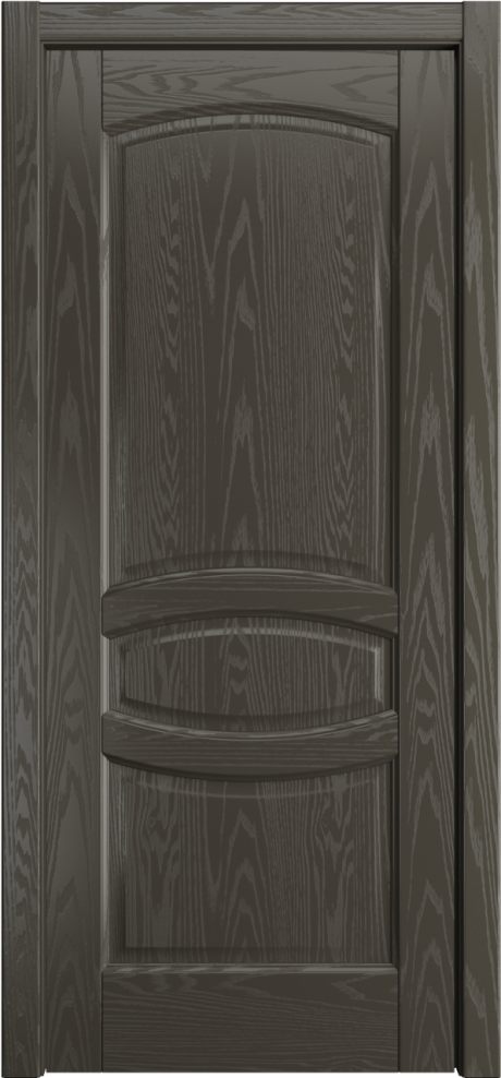 Глухая межкомнатная дверь София Гриджио Шпон (Мильяна)