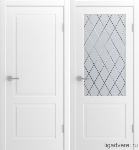 Межкомнатная дверь Verona Белый Эмаль (Лига дверей)