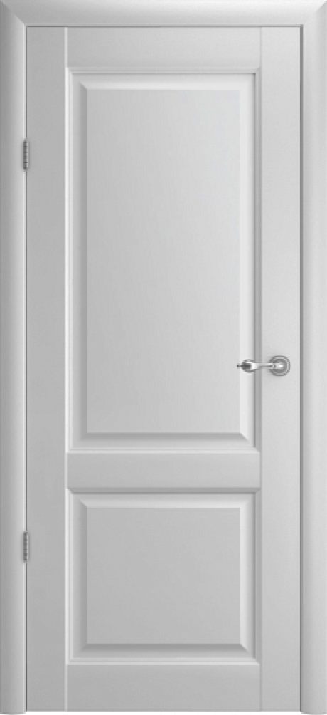 Глухая межкомнатная дверь Эрмитаж-4 Платина Vinyl (ALBERO)