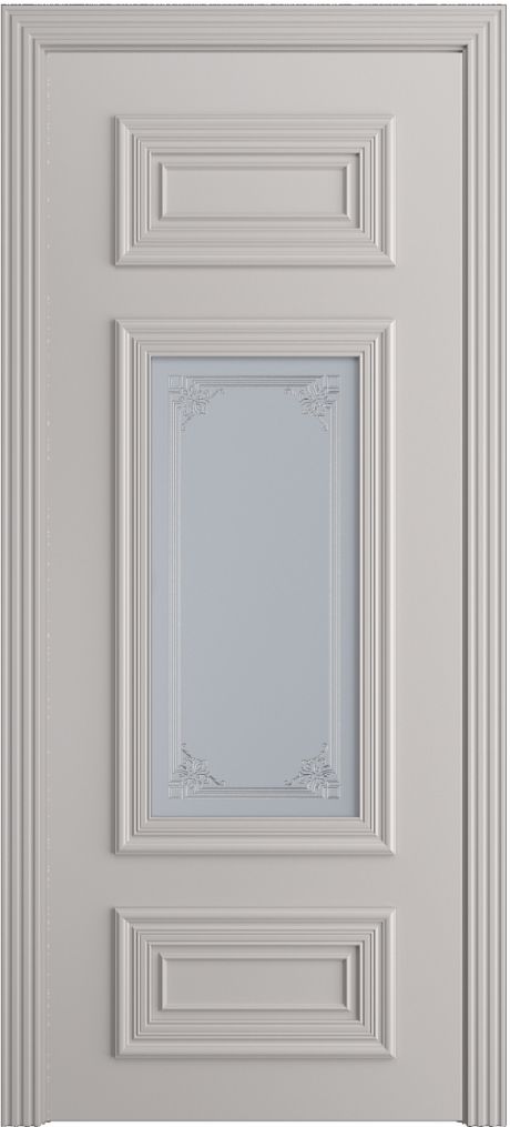 Межкомнатная дверь со стеклом Сицилия Агат Эмаль (Мильяна)