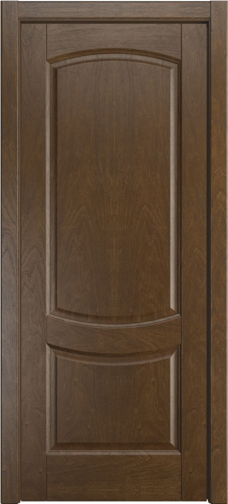 Глухая межкомнатная дверь Эрнеста Дуб виски Шпон (Мильяна)