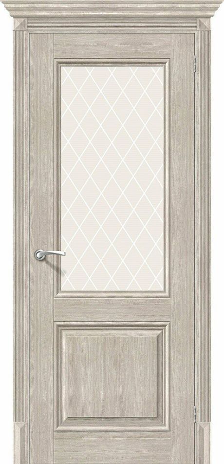 Межкомнатная дверь остекленная Классико-33 Cappuccino Veralinga (ĒLPORTA)