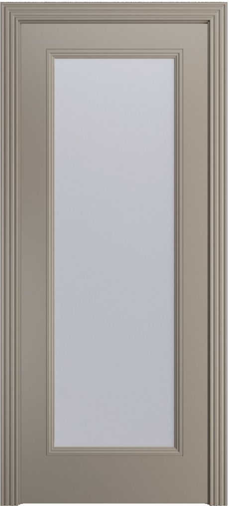 Межкомнатная дверь со стеклом Манхэттен-1 Латте Эмаль (Бипи Дорс)