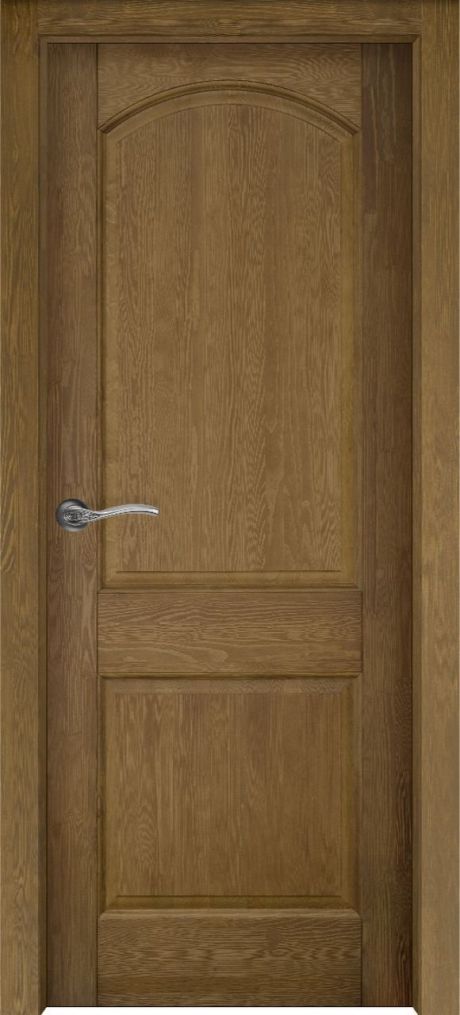 Глухая межкомнатная дверь Осло Мокко Массив сосны (ОКА)