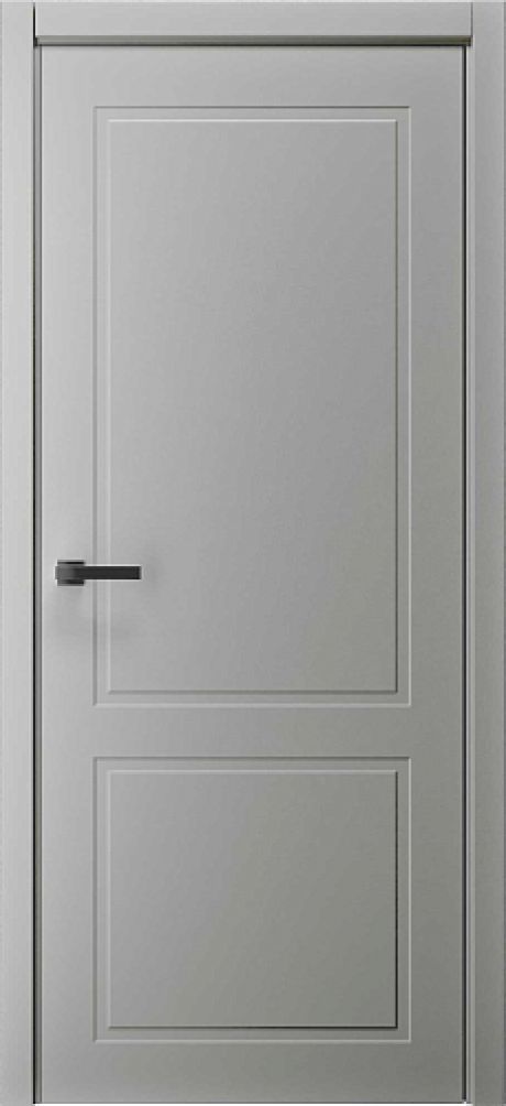 Глухая межкомнатная дверь НеоКлассикаPRO-2 Серый Эмаль (ALBERO)