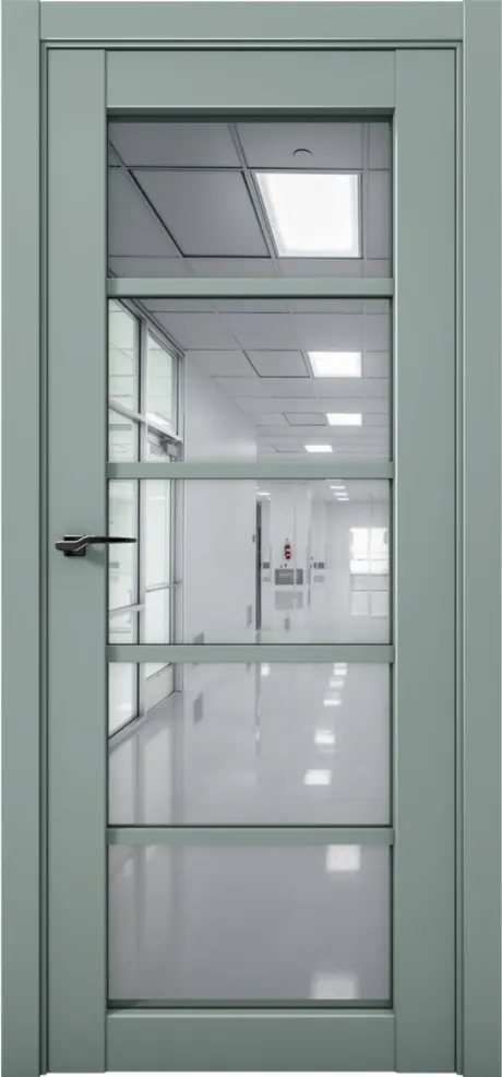 Межкомнатная дверь с зеркалом PRIME 23 Deep Green (Brandoors)