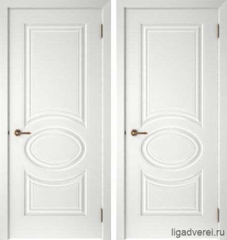 Межкомнатная дверь Prima Белый Эмаль (Лига дверей)