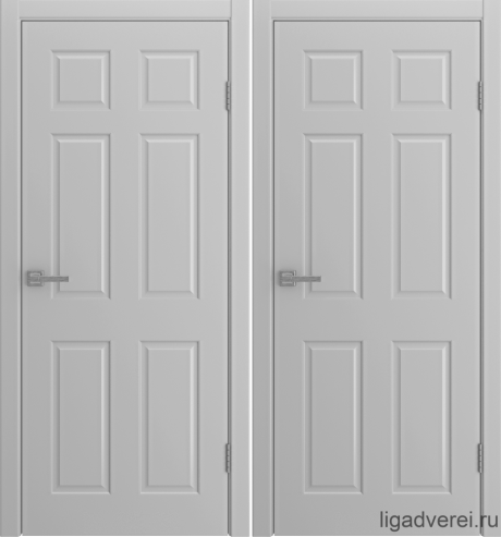 Межкомнатная дверь Barselona Светло-серый Эмаль (Лига дверей)