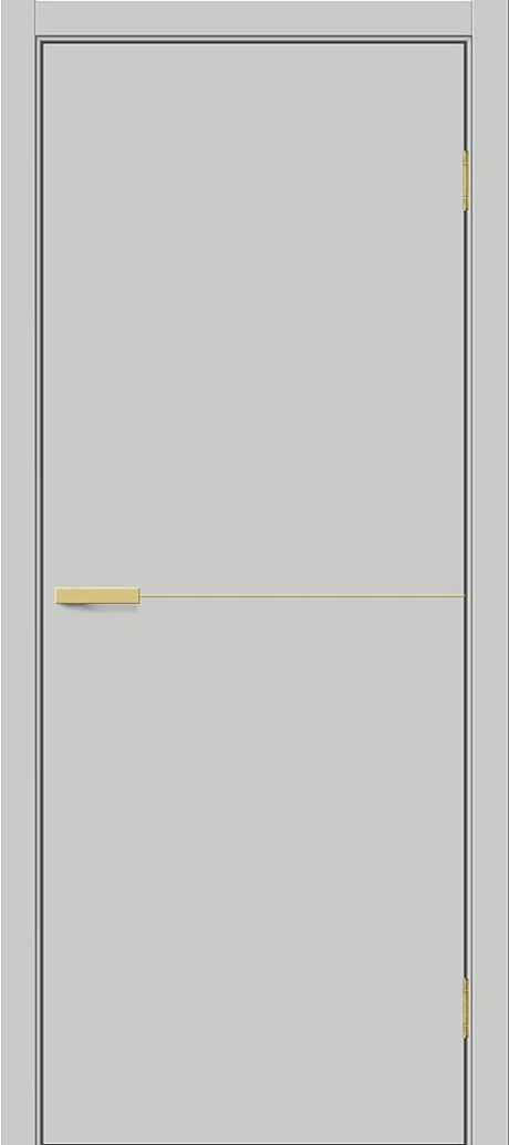 Межкомнатная дверь глухая Браво-0.21.П (SG:P3) Grey Silk (BRAVO)