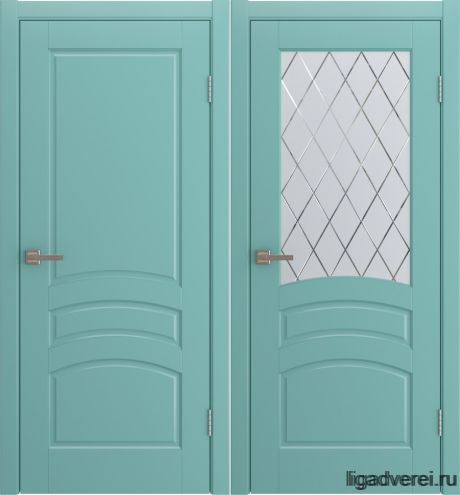 Межкомнатная дверь Venecia Небесно-голубой Эмаль (Лига дверей)