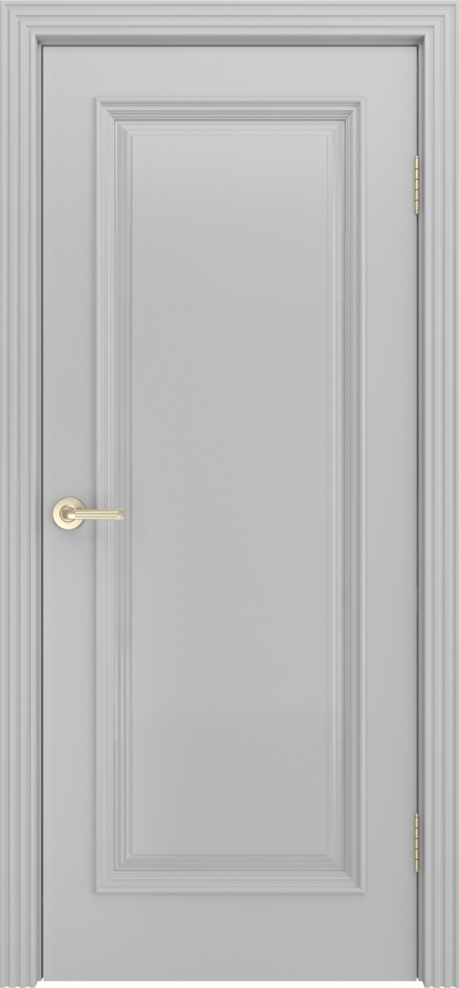 Глухая межкомнатная дверь Версаль Светло серая Эмаль (Мильяна)