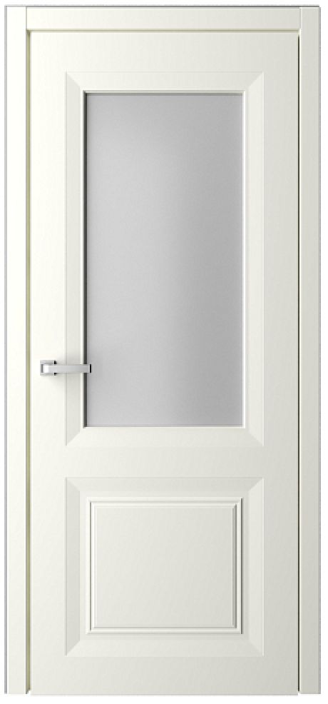 Межкомнатная дверь со стеклом СтильБогема Латте Эмаль Стекло мателюкс (ALBERO)