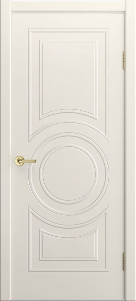 Глухая межкомнатная дверь Адриана Ф (фрезеровка Версаль) RAL 9010 Эмаль (Мильяна)