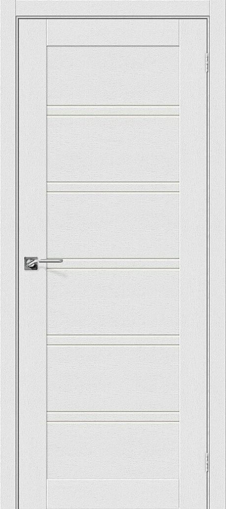 Межкомнатная дверь остекленная Легно-28 Virgin (ĒLPORTA)